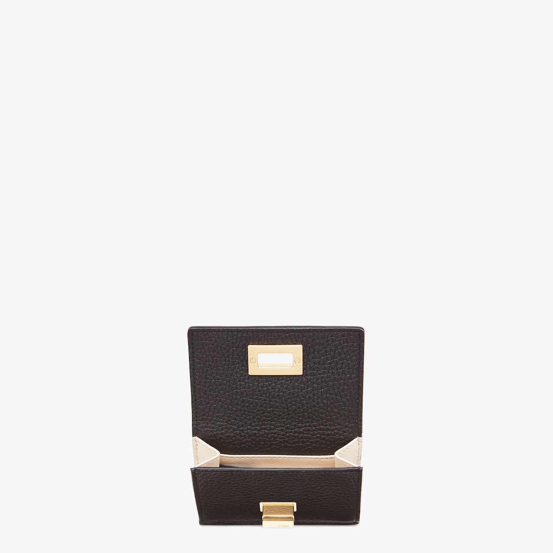 Fendi Micro Trifold Wallet Multicolor in Leather with Gold-tone - US