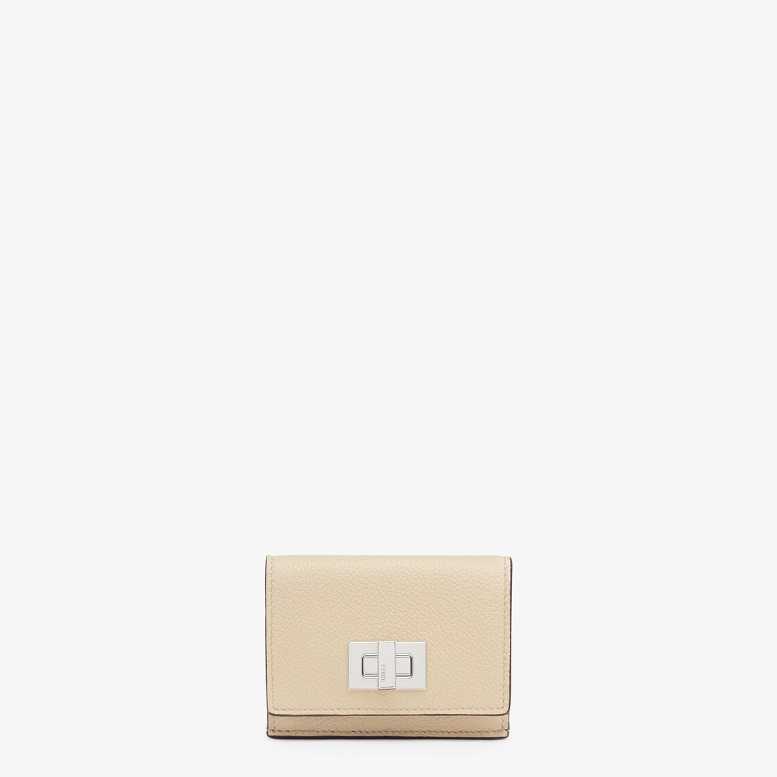 ピーカブー マイクロ 三つ折り財布 - ベージュレザー 財布 | Fendi