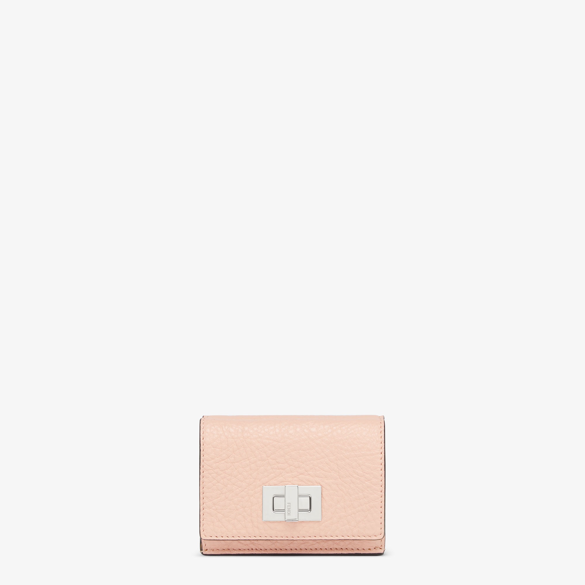 ピーカブー マイクロ 三つ折り財布 - ピンクレザー 財布 | Fendi