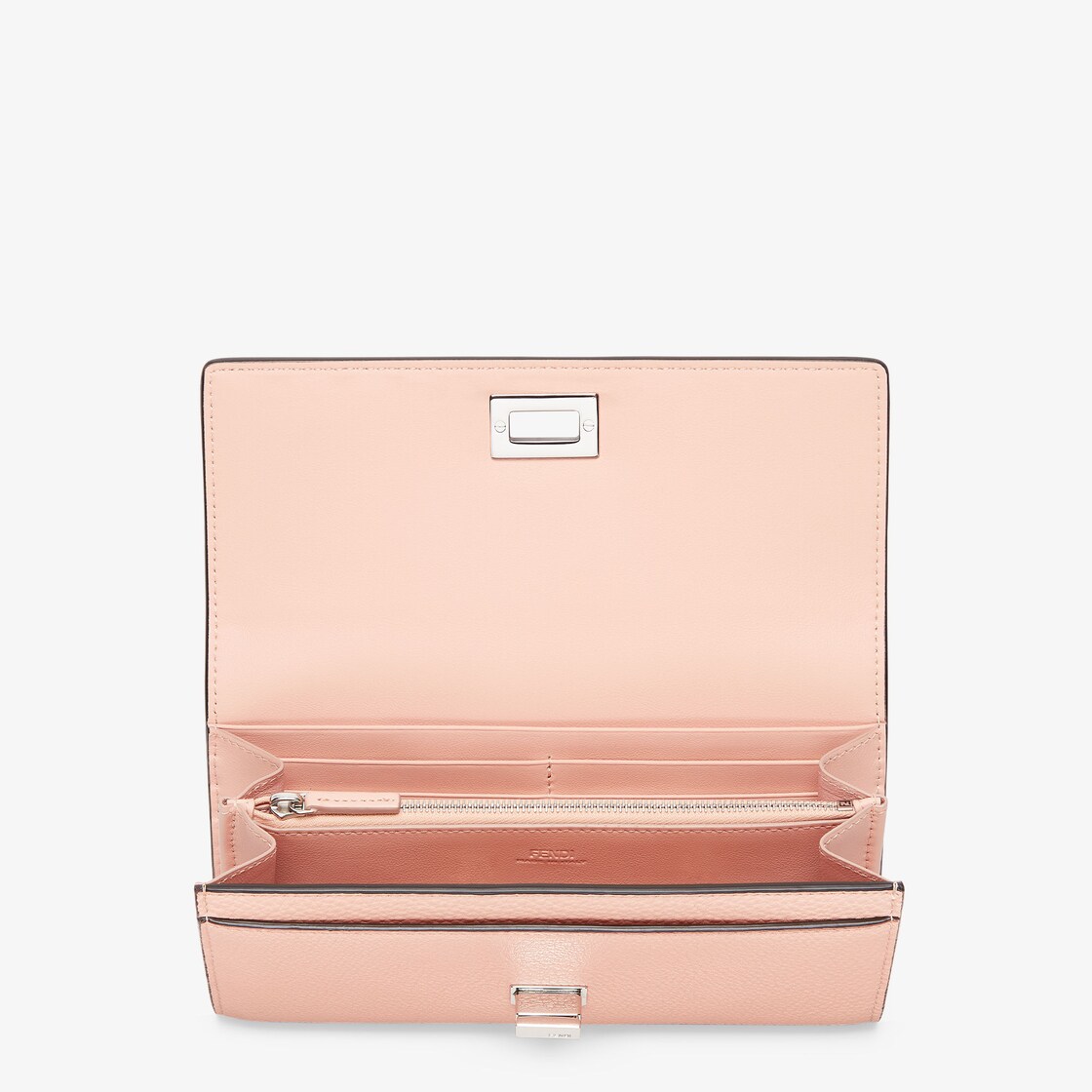 ピーカブー マイクロ 三つ折り財布 - ピンクレザー 財布 | Fendi
