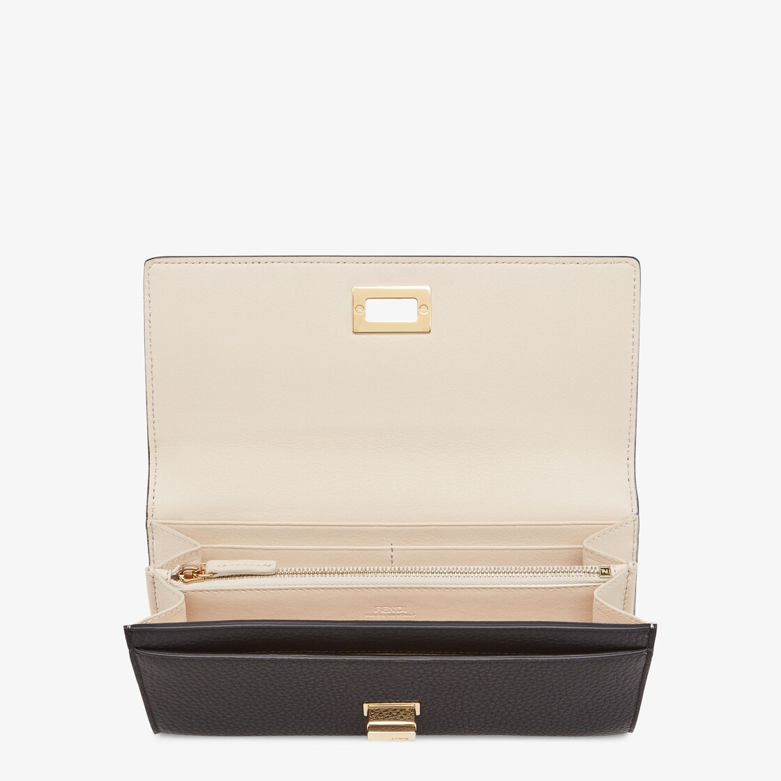 Peekaboo Continental - Black leather wallet | Fendi