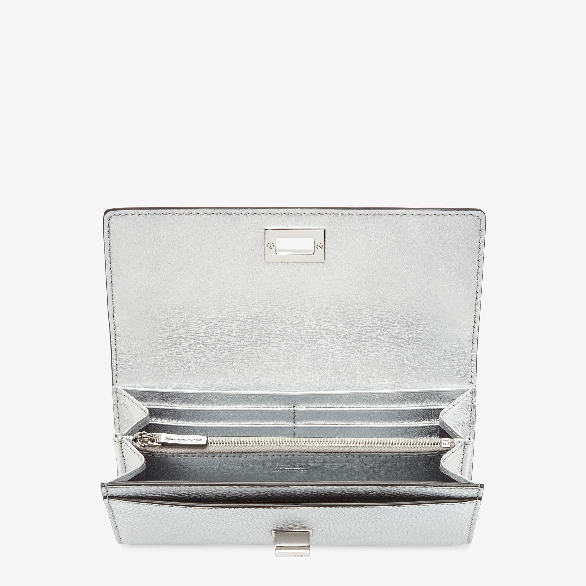 ピーカブー 長財布 カーフレザー シルバー | Fendi ピーカブー 長財布 カーフレザー シルバー | Fendi