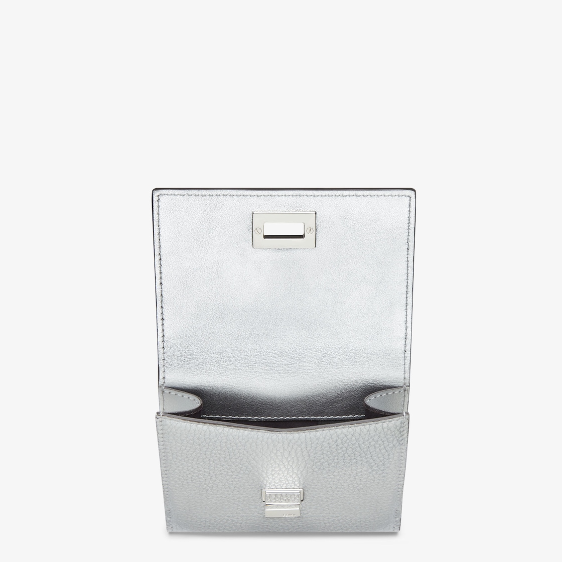 ピーカブー 財布 カーフレザー シルバー | Fendi ピーカブー 財布 カーフレザー シルバー | Fendi