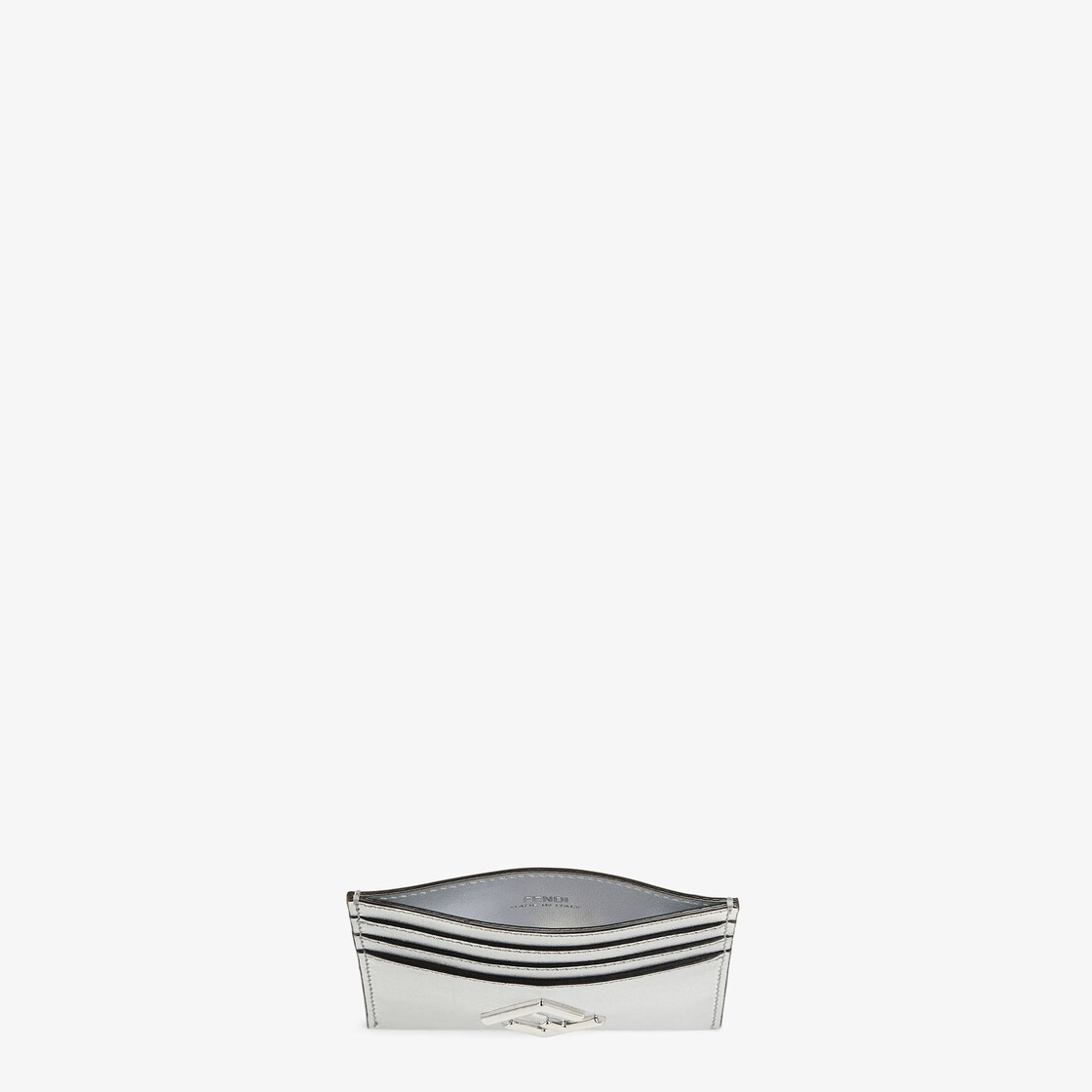 FF Diamonds Card Case Leather Silver - Image 3/3