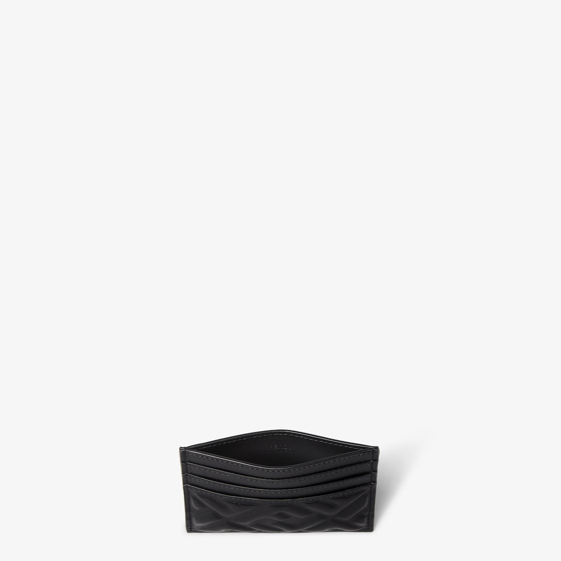 Baguette Card Case Leather Black - Image 3/3