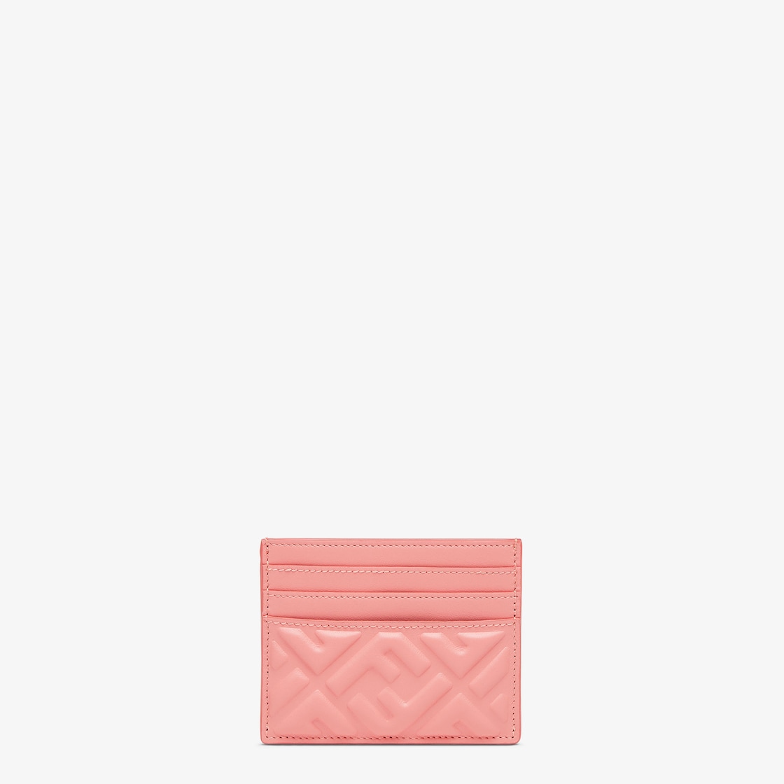 Baguette Card Case Leather Pink Fendi