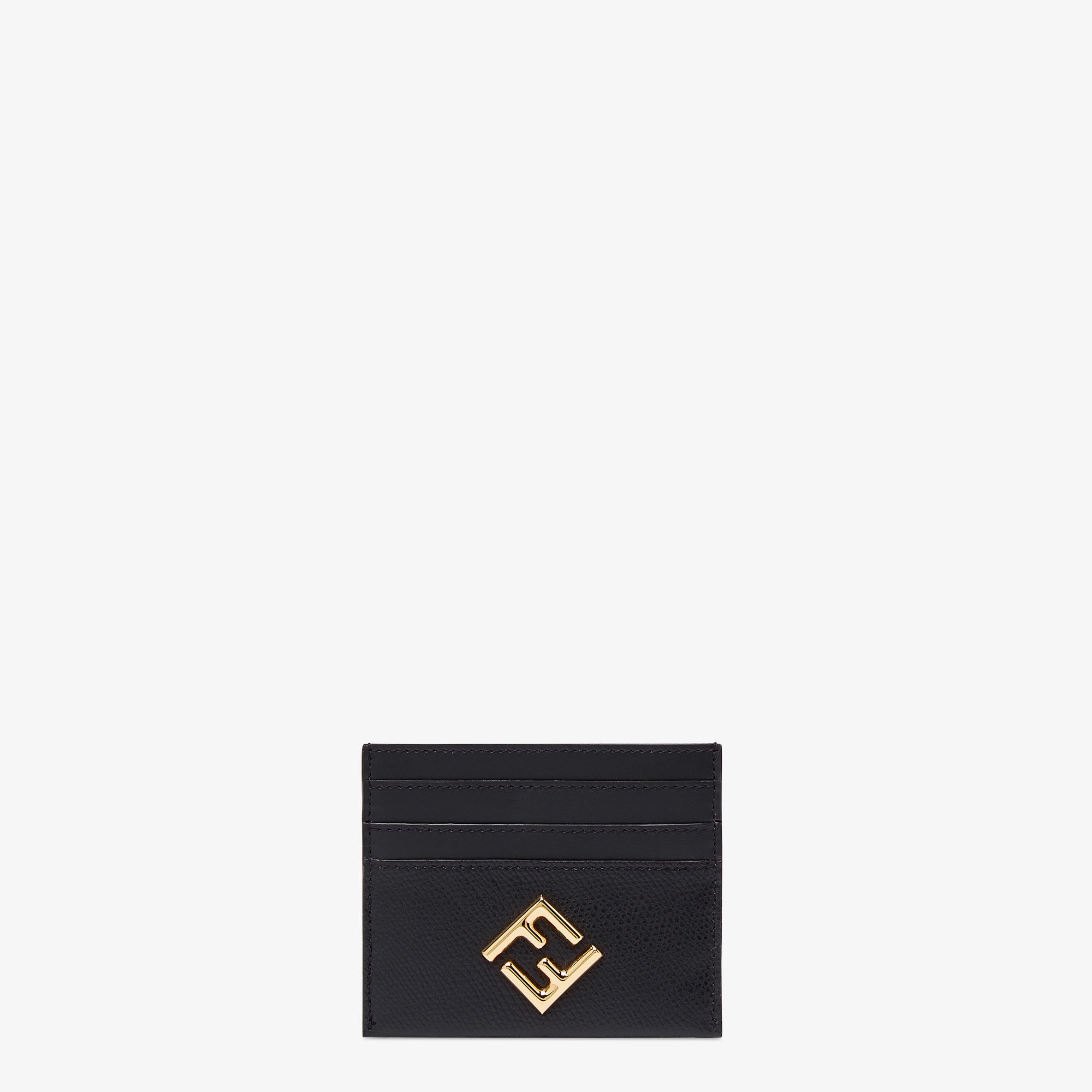 FFダイヤモンド カードケース レザー ブラック | Fendi
