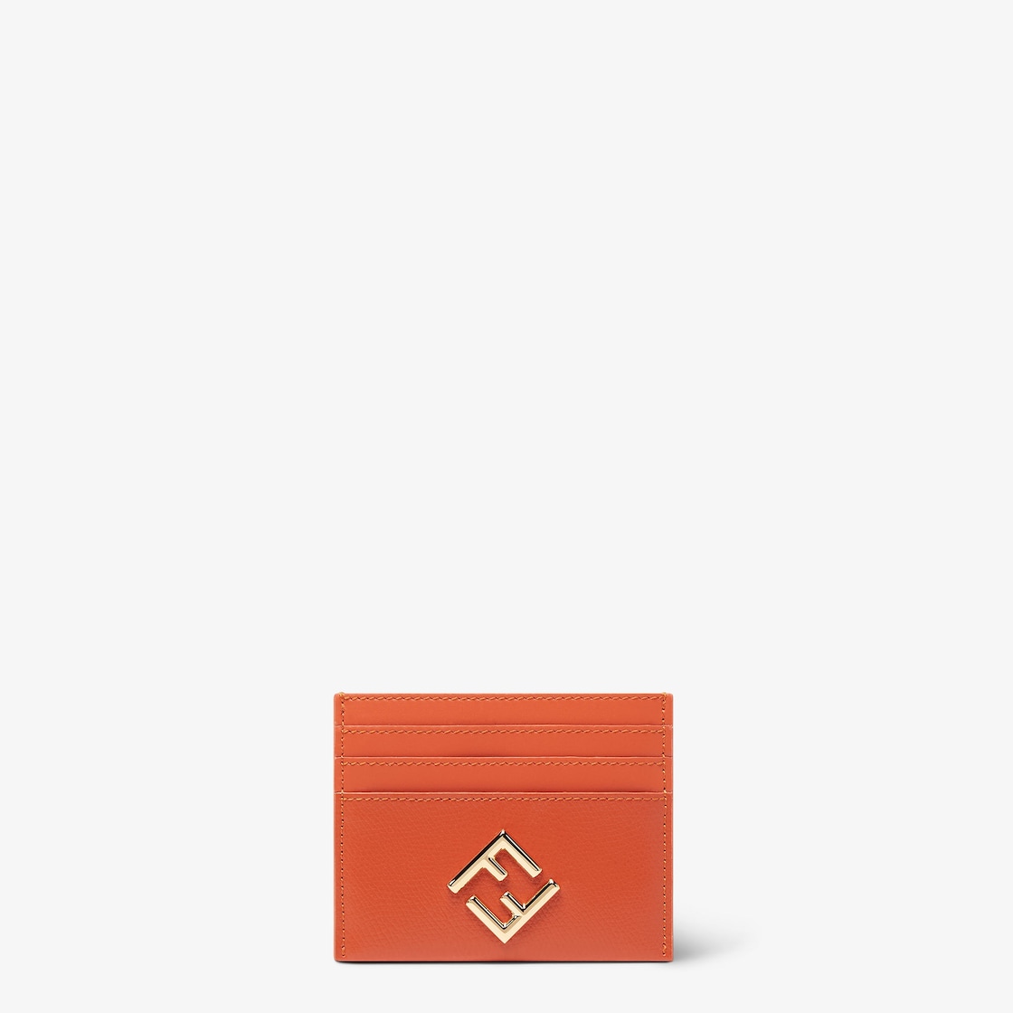 FF Diamonds Card Case Leather Orange - Image 1/3