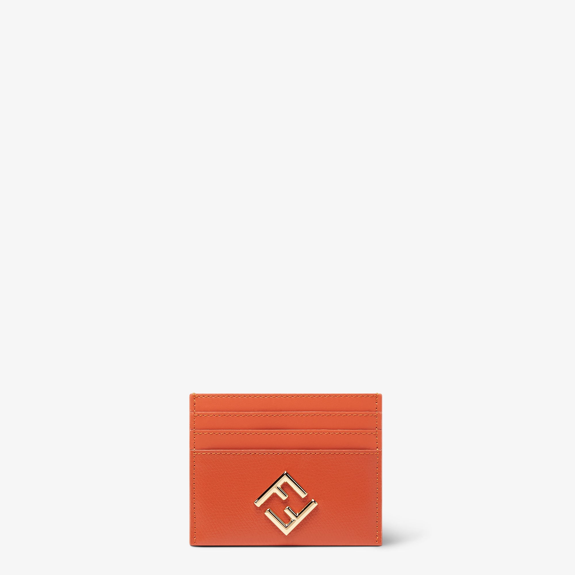 【FENDI】FF DIAMONDS CARD CASE◆8M0445ALV4 FF Diamonds Card Case Leather Green | Fendi