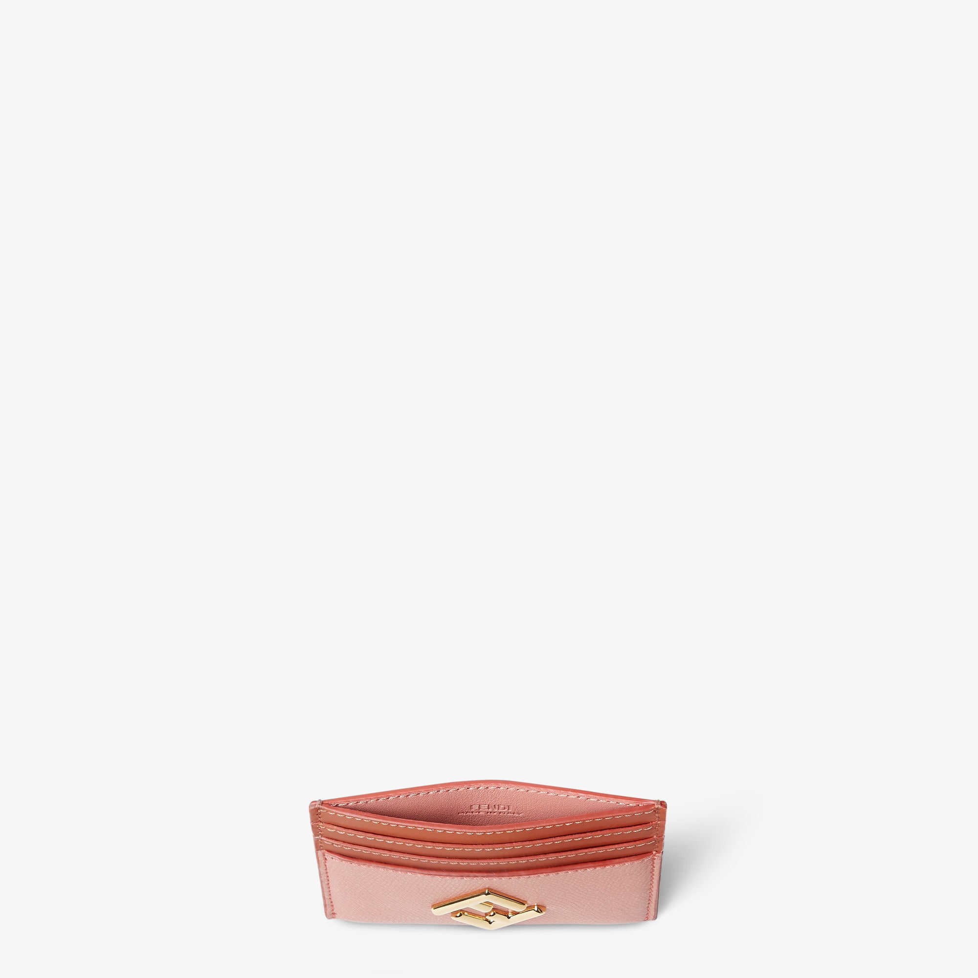 FFダイヤモンド カードケース レザー ピンク | Fendi