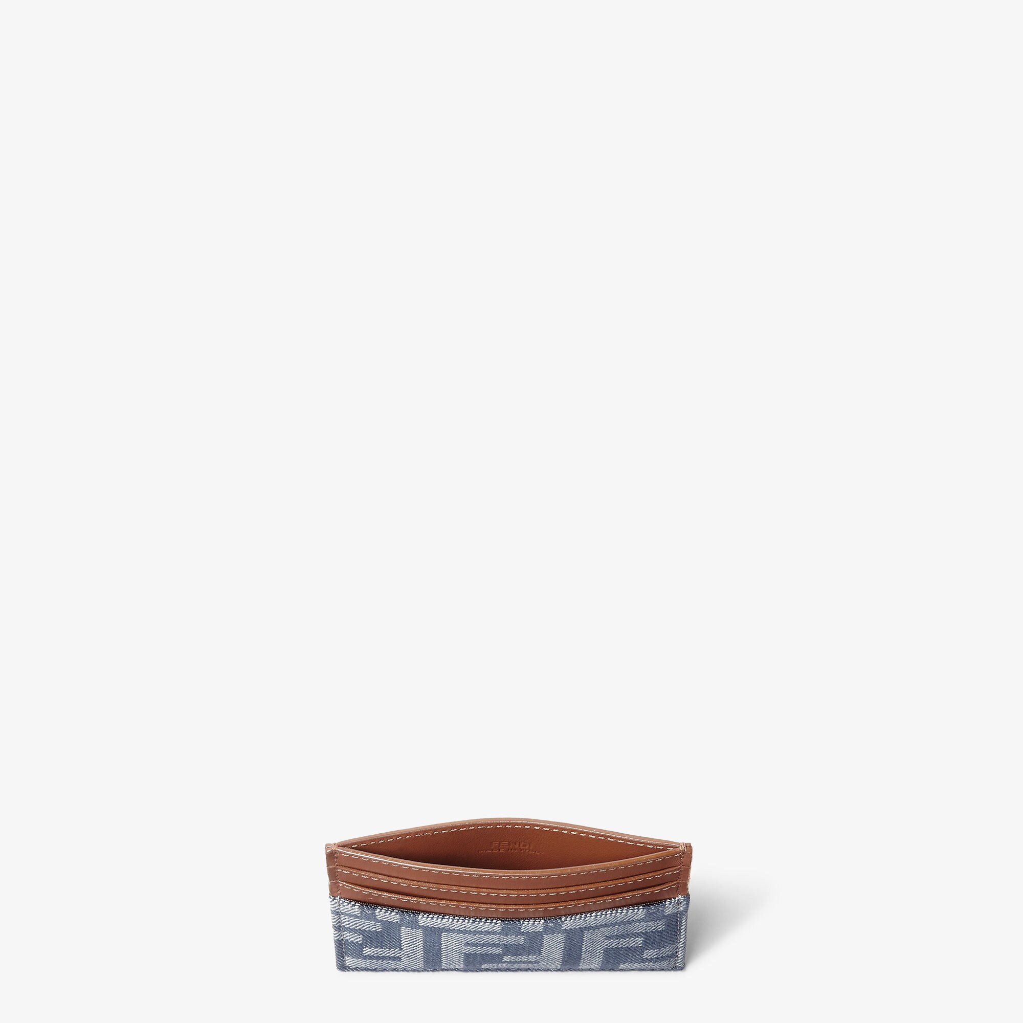FENDI デニム調FFジャカード 財布ショルダー バゲット すぐ届く】FENDI ショルダーストラップ付 バゲット 財布 (FENDI