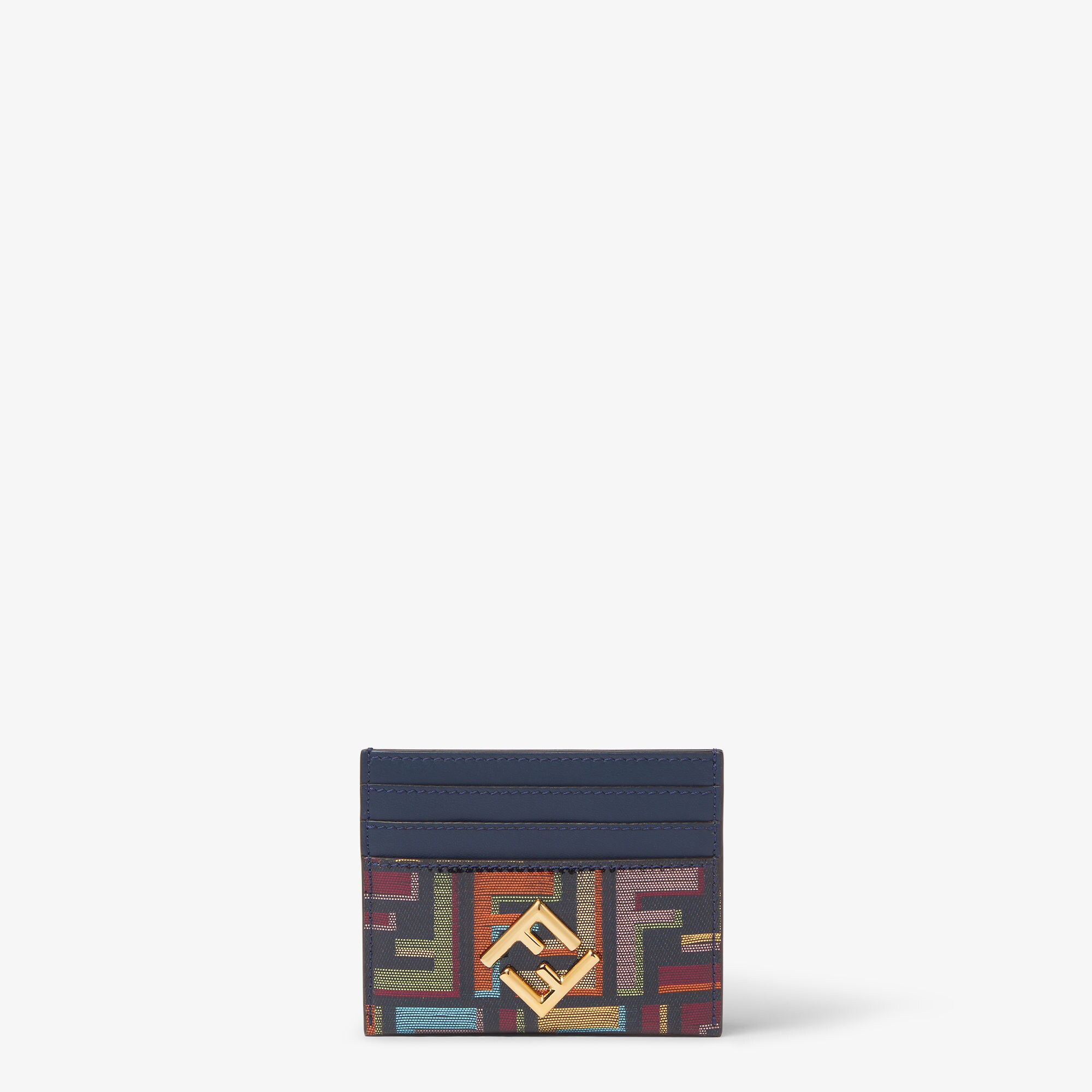 FFダイヤモンド カードケース ファブリック マルチカラー | Fendi