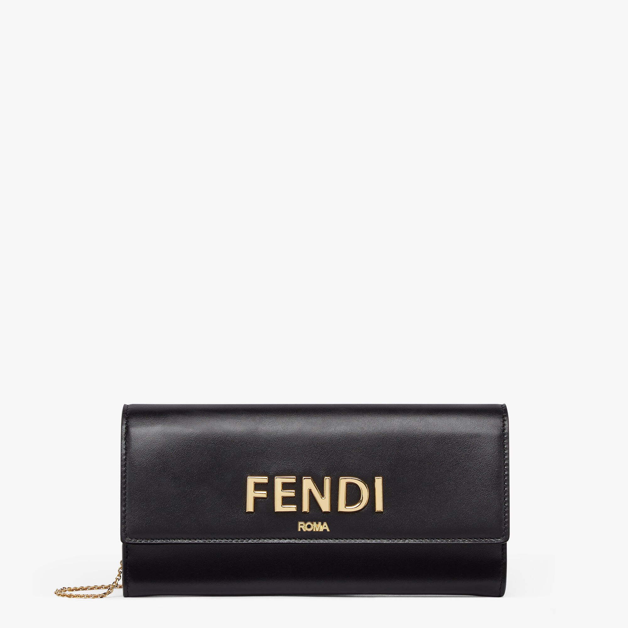 Fendi Roma Wallet - Black leather wallet | Fendi