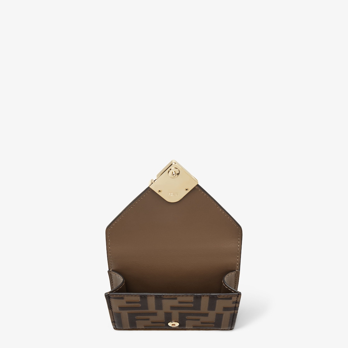 FFダイヤモンド財布 レザー ブラウン | Fendi FFダイヤモンド財布 レザー ブラウン | Fendi