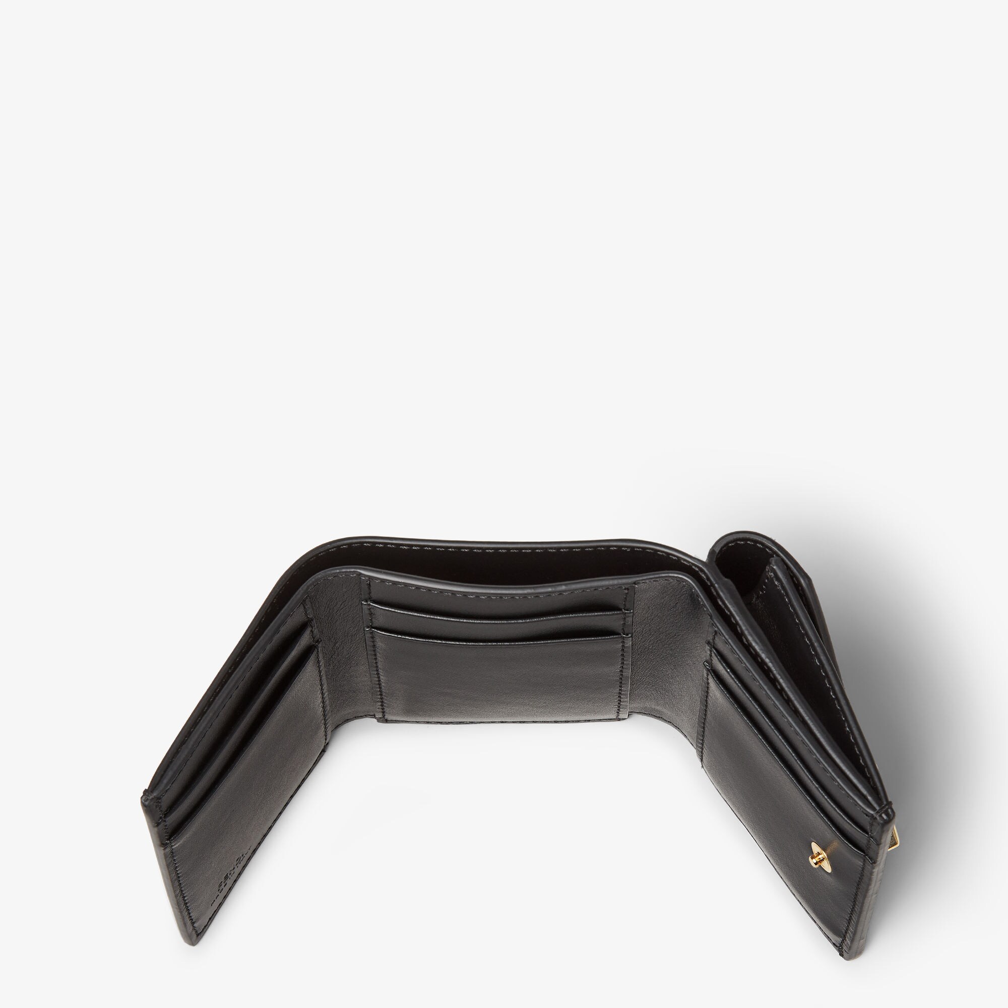 FF Diamonds Wallet Leather Black | Fendi FF Diamonds Wallet Leather Black | Fendi