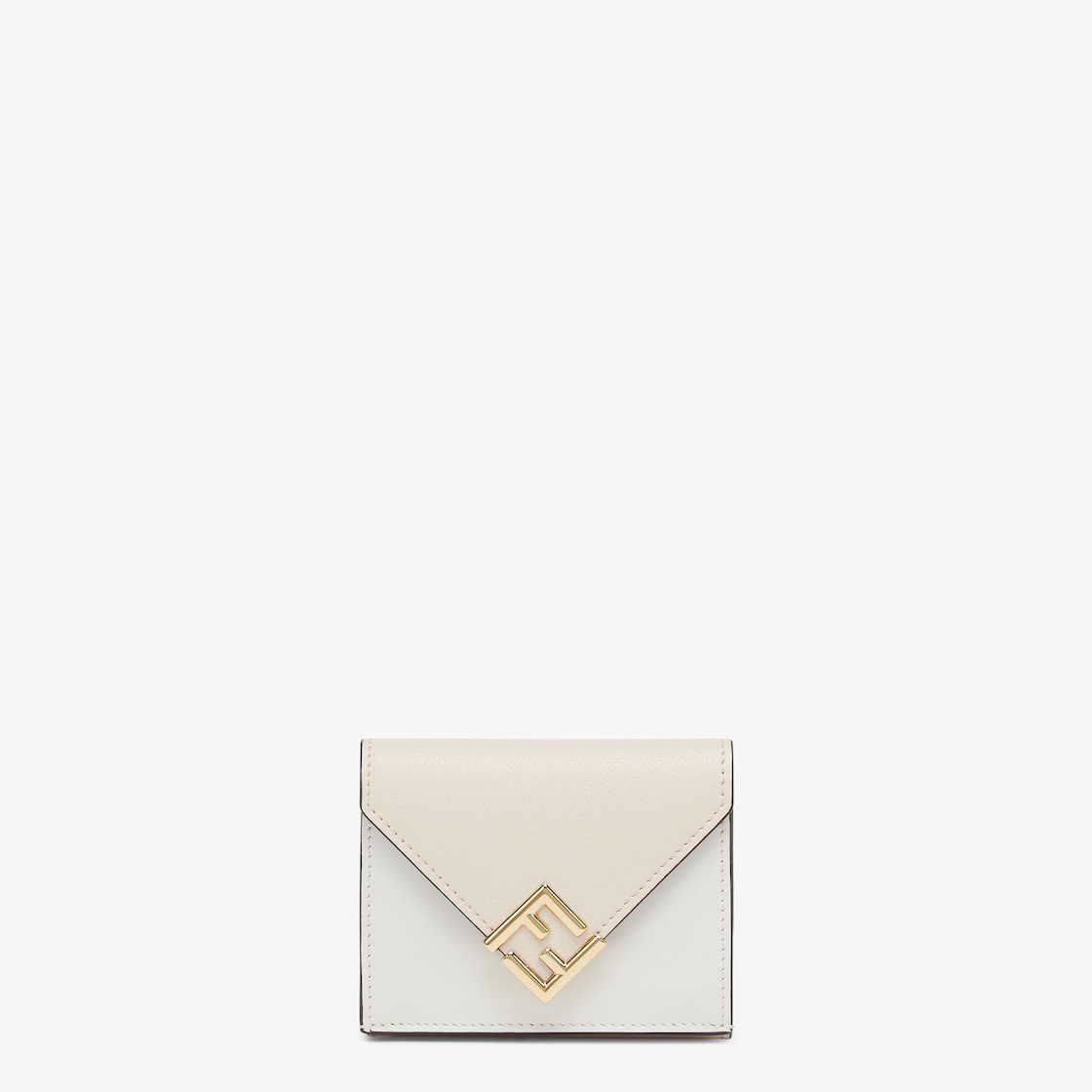 FFダイヤモンド財布 - ホワイトレザー 財布 | Fendi