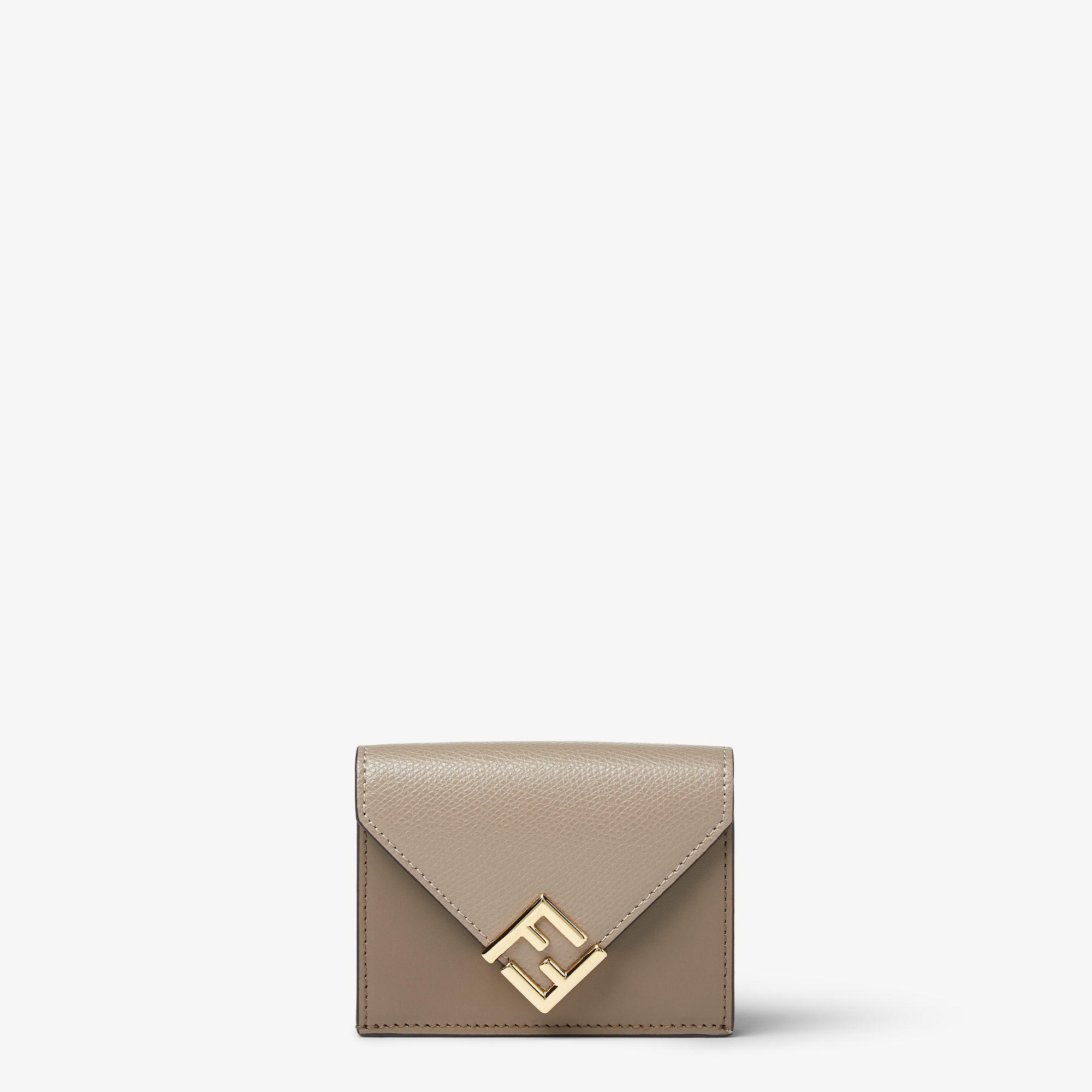 FFダイヤモンド財布 レザー グレー | Fendi