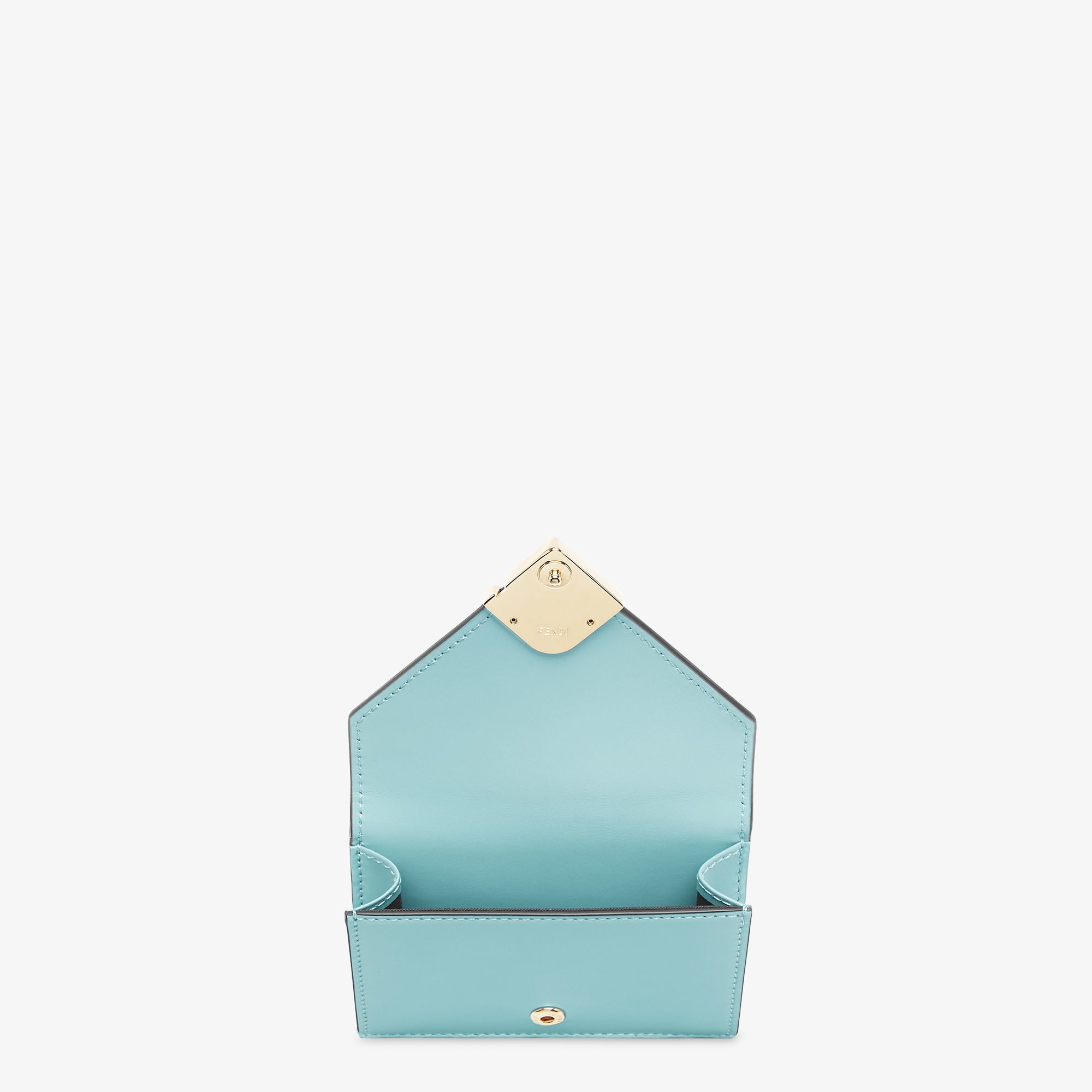 FF Diamonds Wallet - Light blue leather wallet | Fendi