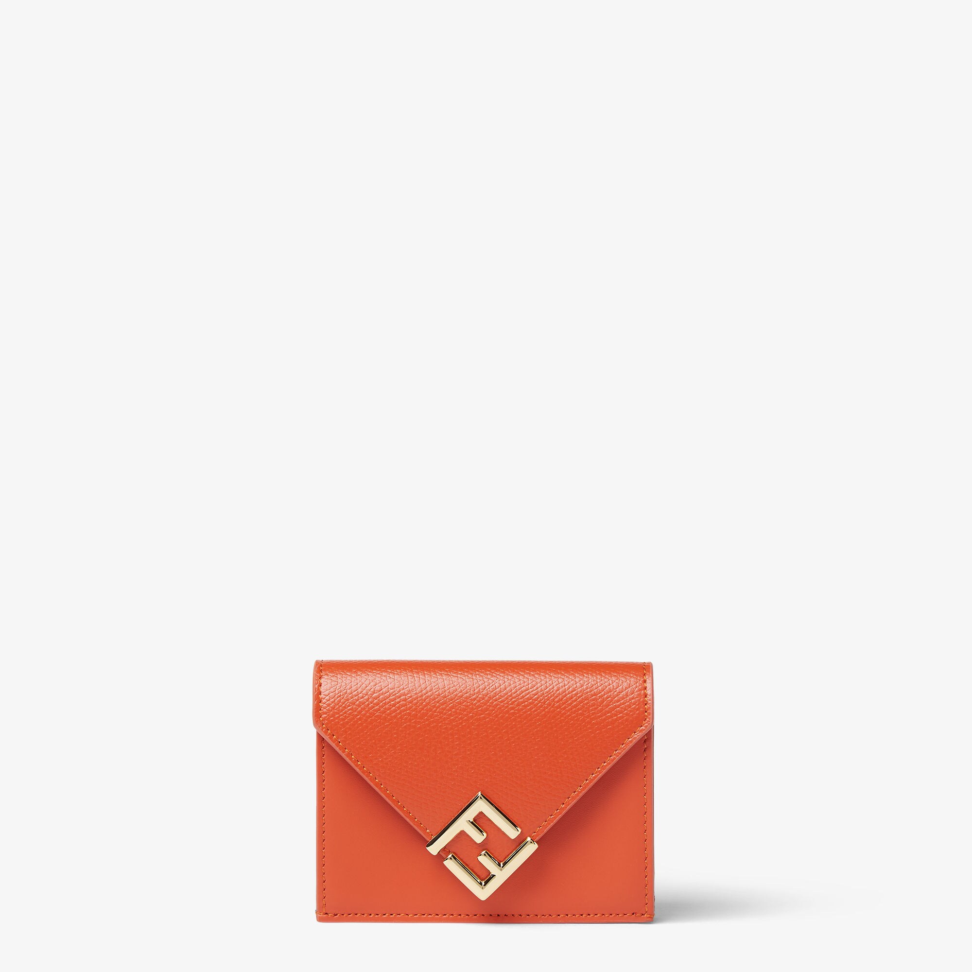 フェンディ FENDI Tシャツ トップス FFロゴ ホワイト オレンジ