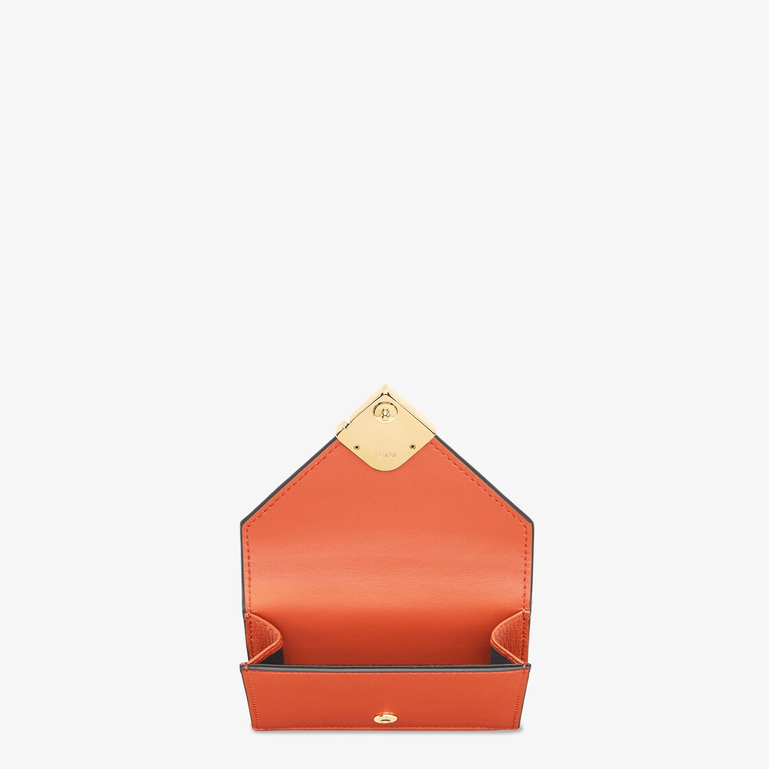 FF Diamonds Wallet Leather Orange - Image 2/4