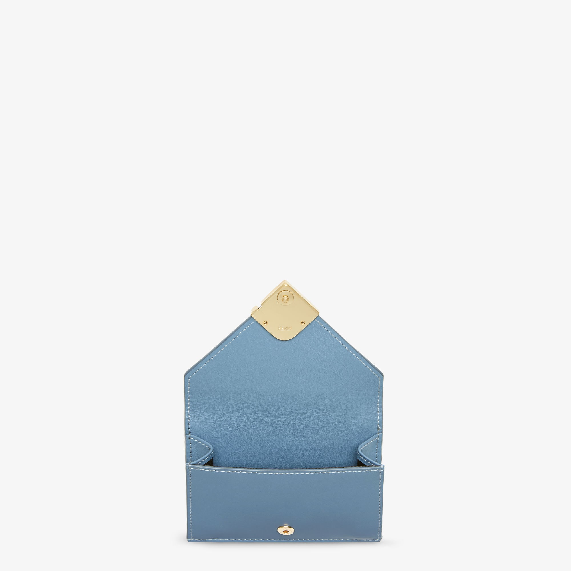 FFダイヤモンド財布 レザー ライトブルー | Fendi FFダイヤモンド財布 レザー ライトブルー | Fendi