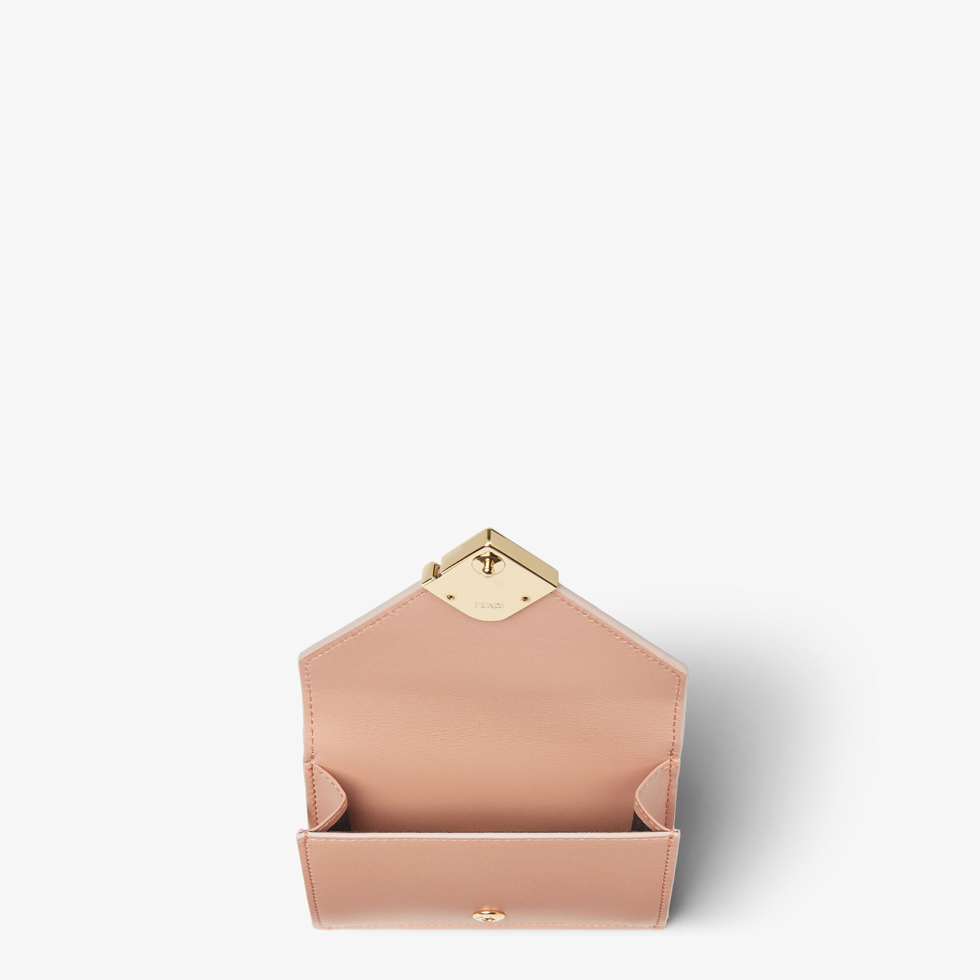 FFダイヤモンド財布 レザー ピンク | Fendi