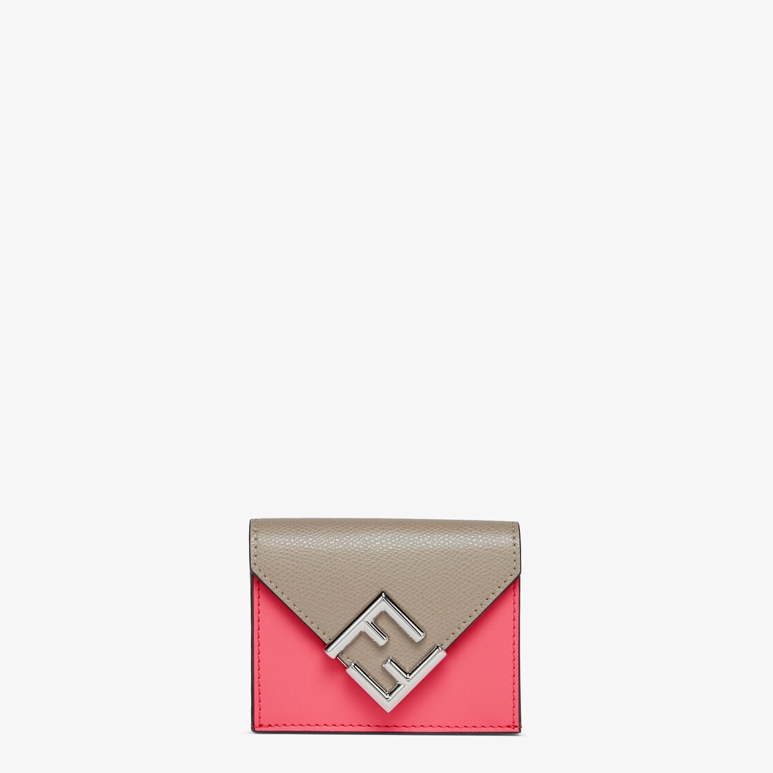 フェンディ未使用 fendi 折財布 FF柄 ファブリック コンパクト-