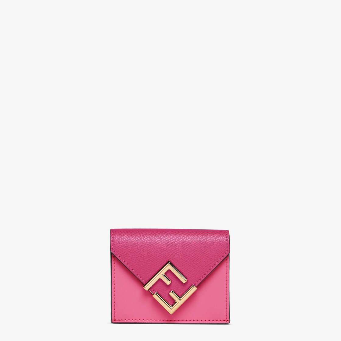 FFダイヤモンド財布 レザー ピンク | Fendi