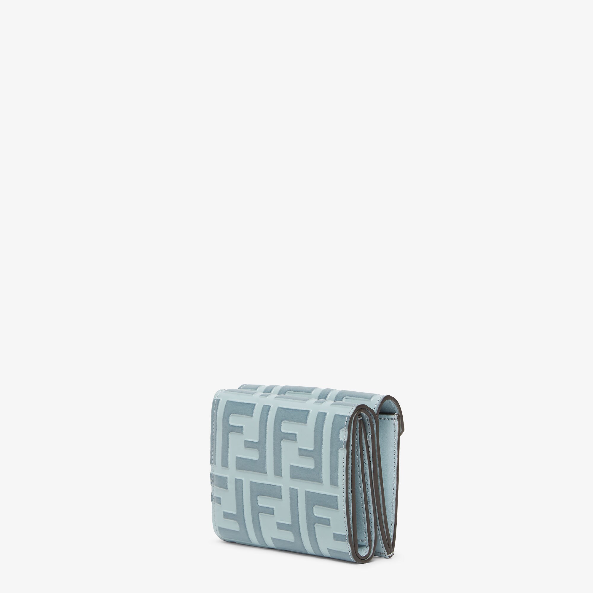 FF Diamonds Wallet Leather Light blue | Fendi