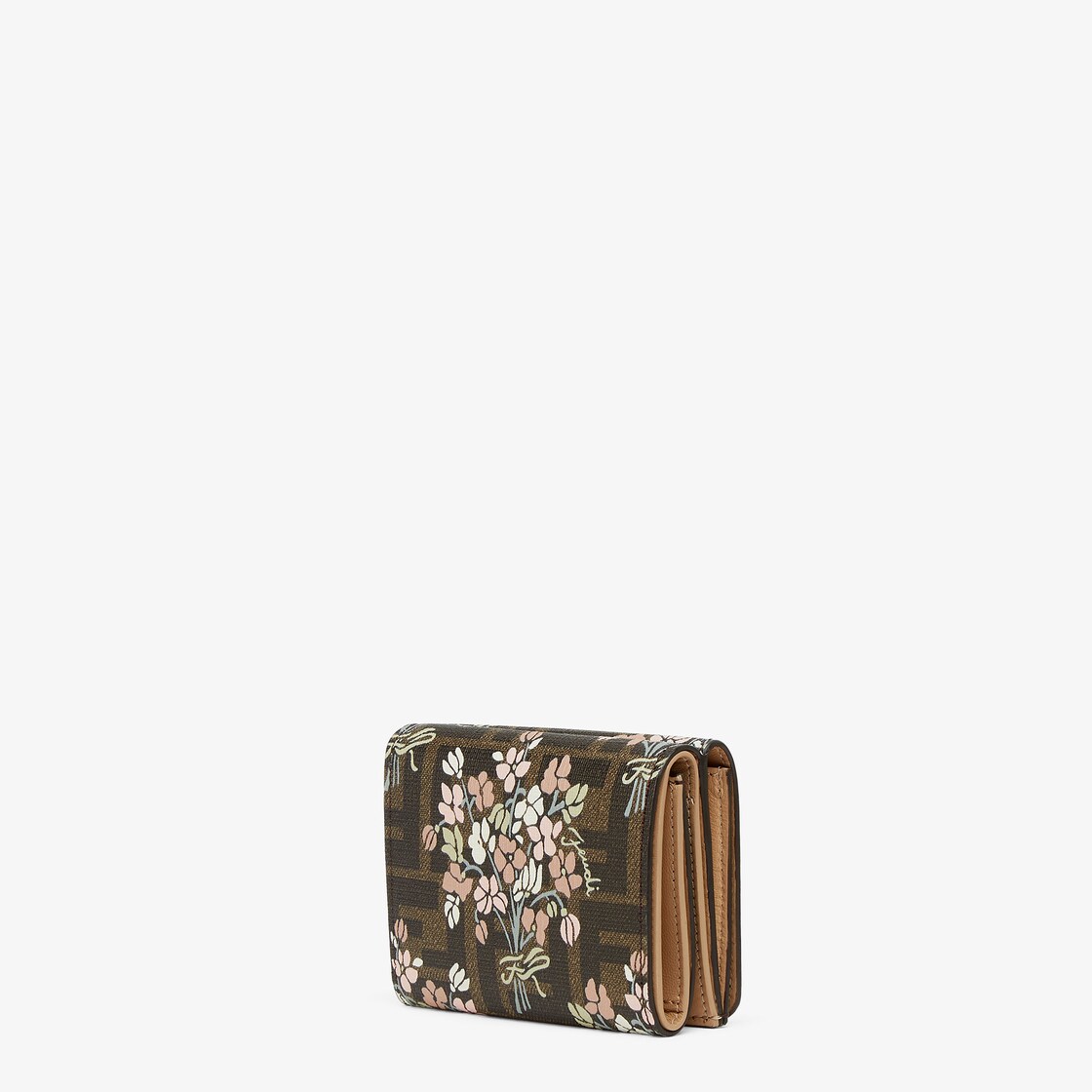 Fendi Roma Wallet Fabric Brown - Image 3/4