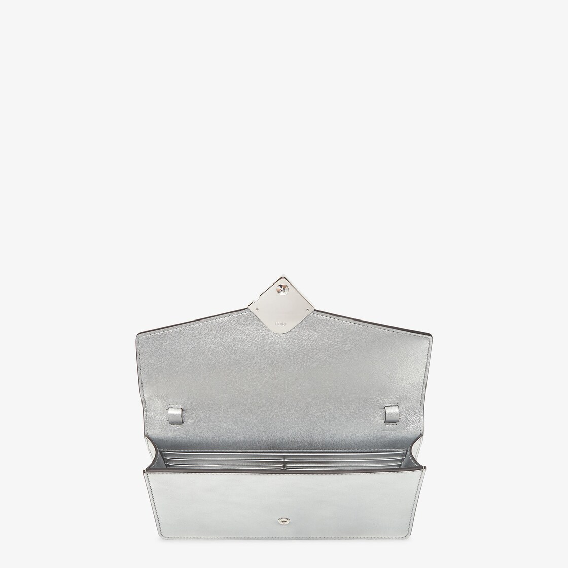 FF Diamonds Wallet On Chain Leather Silver - Image 4/4