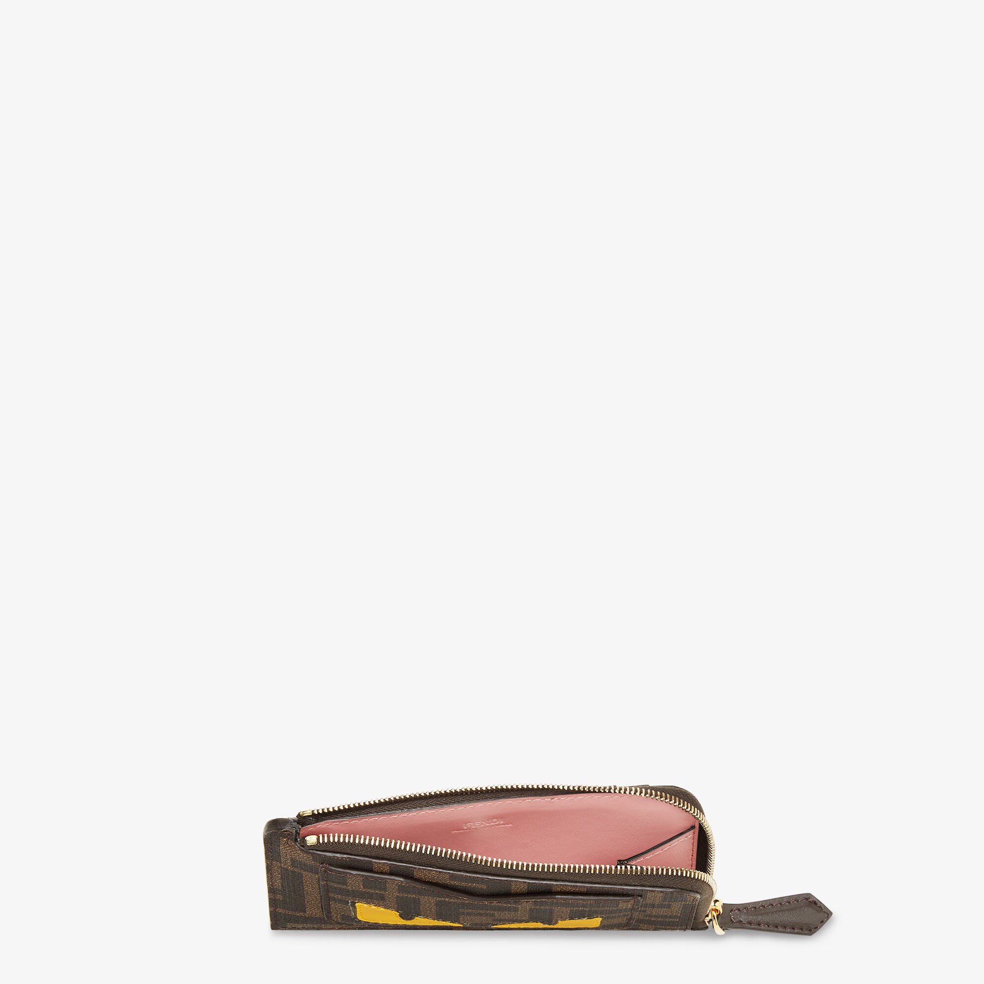 FENDI EYES●ニューイヤーコレクションレザーFF生地カードケース Fendi カードケース レザー ブラック | Fendi