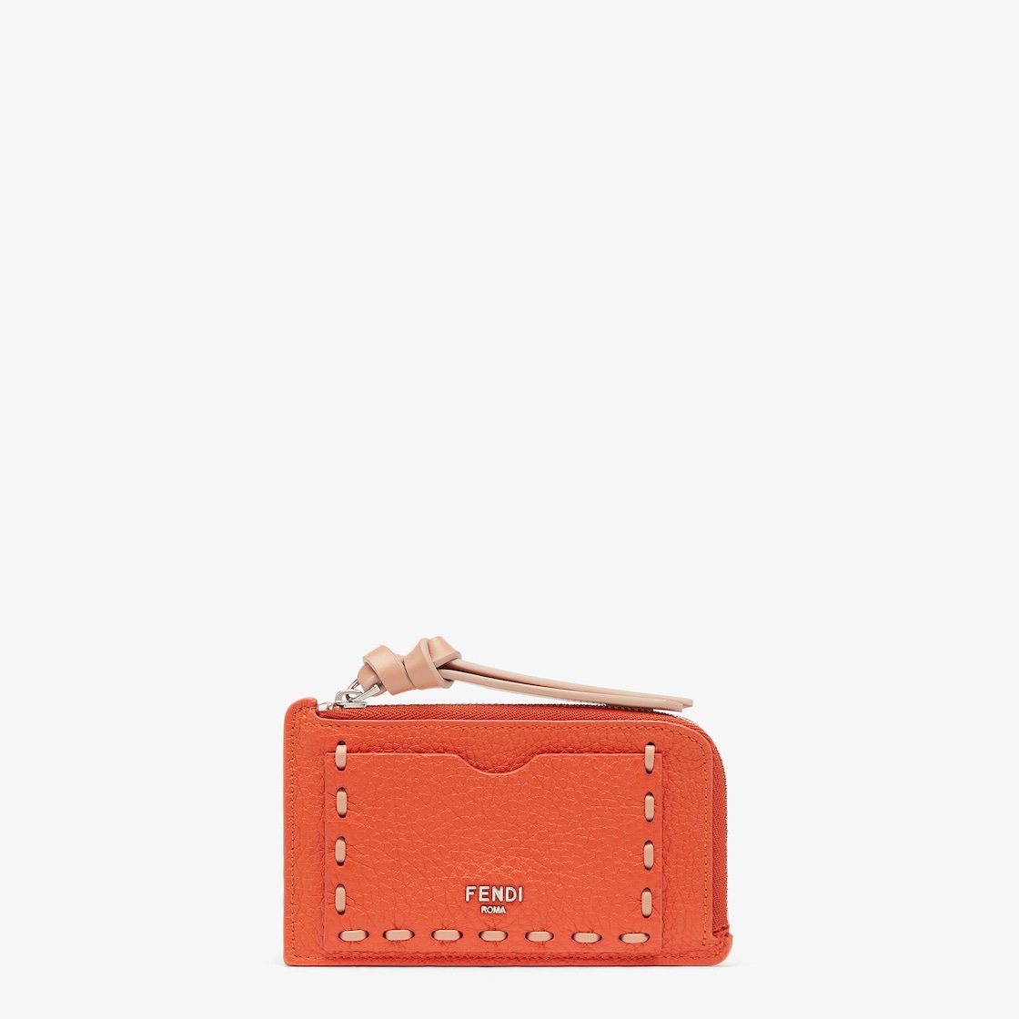 Peekaboo Card Case Cuoio Romano leather Orange - Image 1/3