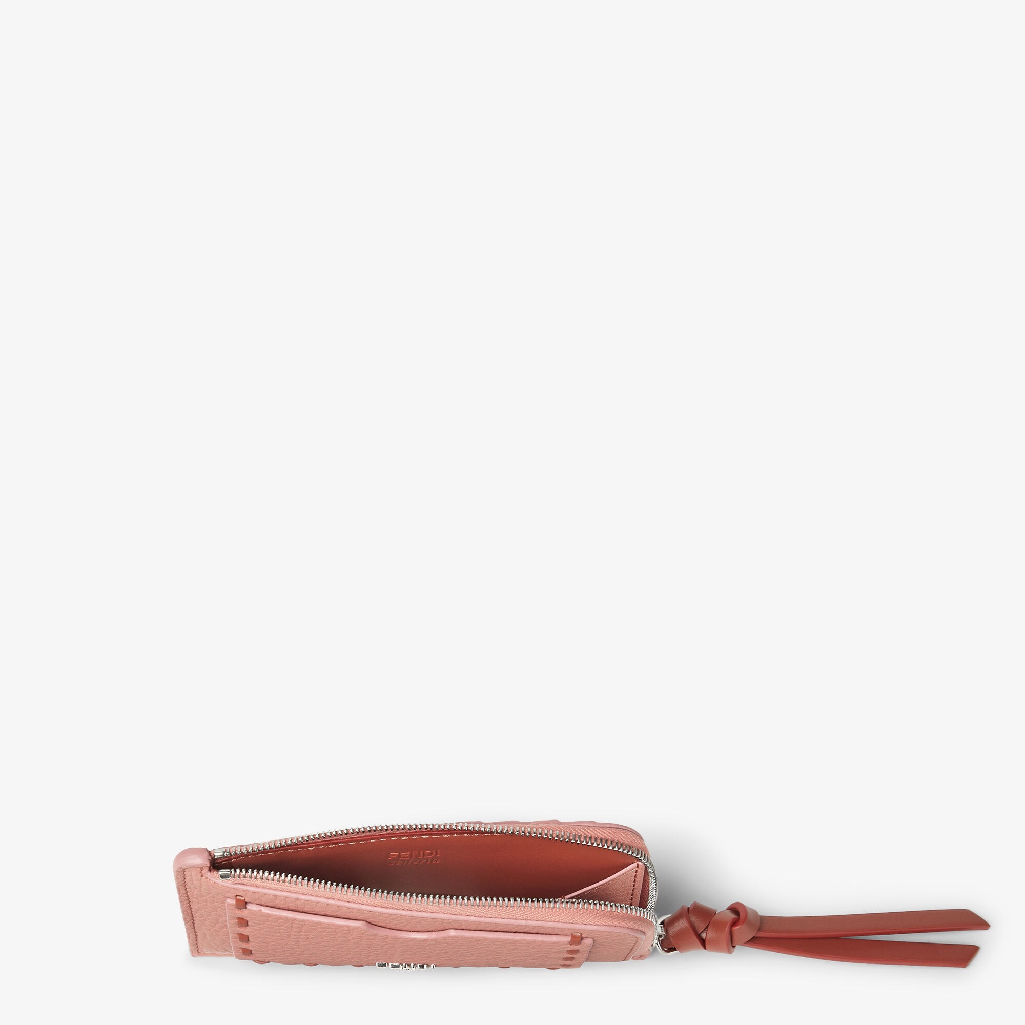 ピーカブー カードケース カーフレザー ピンク | Fendi
