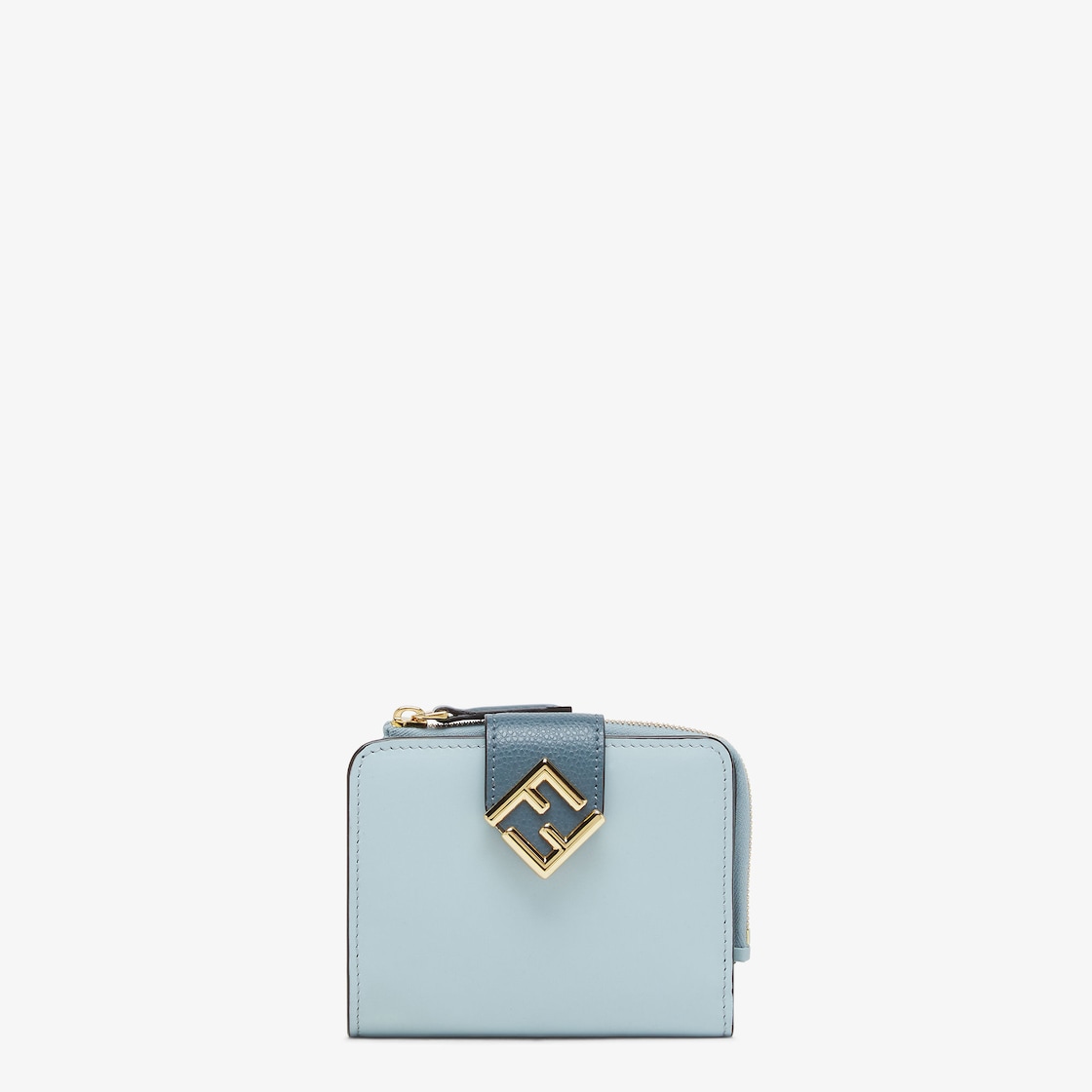 FFダイヤモンド財布 - ライトブルーレザー 財布 | Fendi