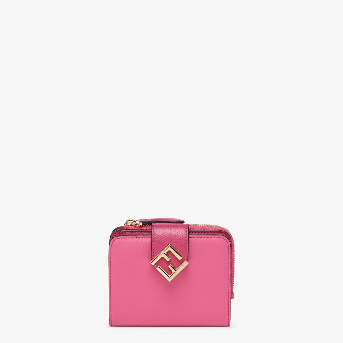 Fendi Leather FF Logo Shopper Bag Blush Pink