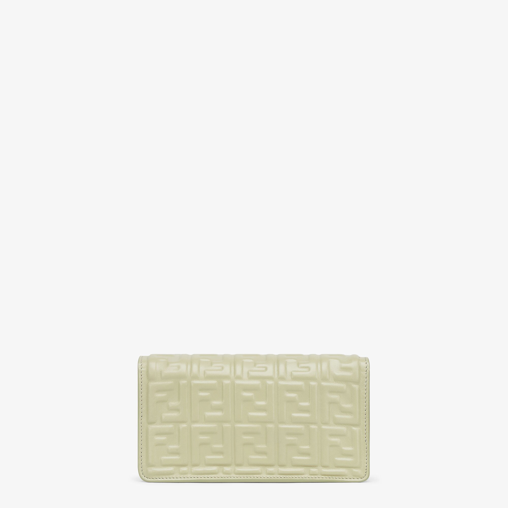 Wallet On Chain Baguette Leather Green | Fendi