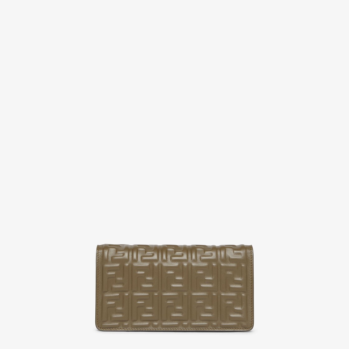 Wallet On Chain Baguette Leather Green - Image 3/4