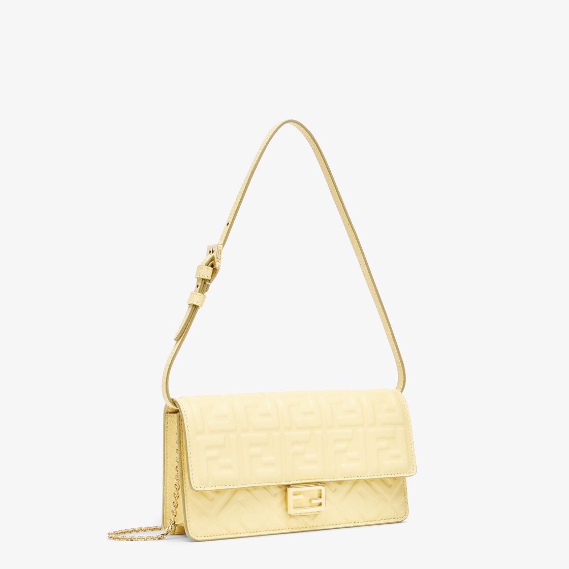 Fendi baguette outlet yellow