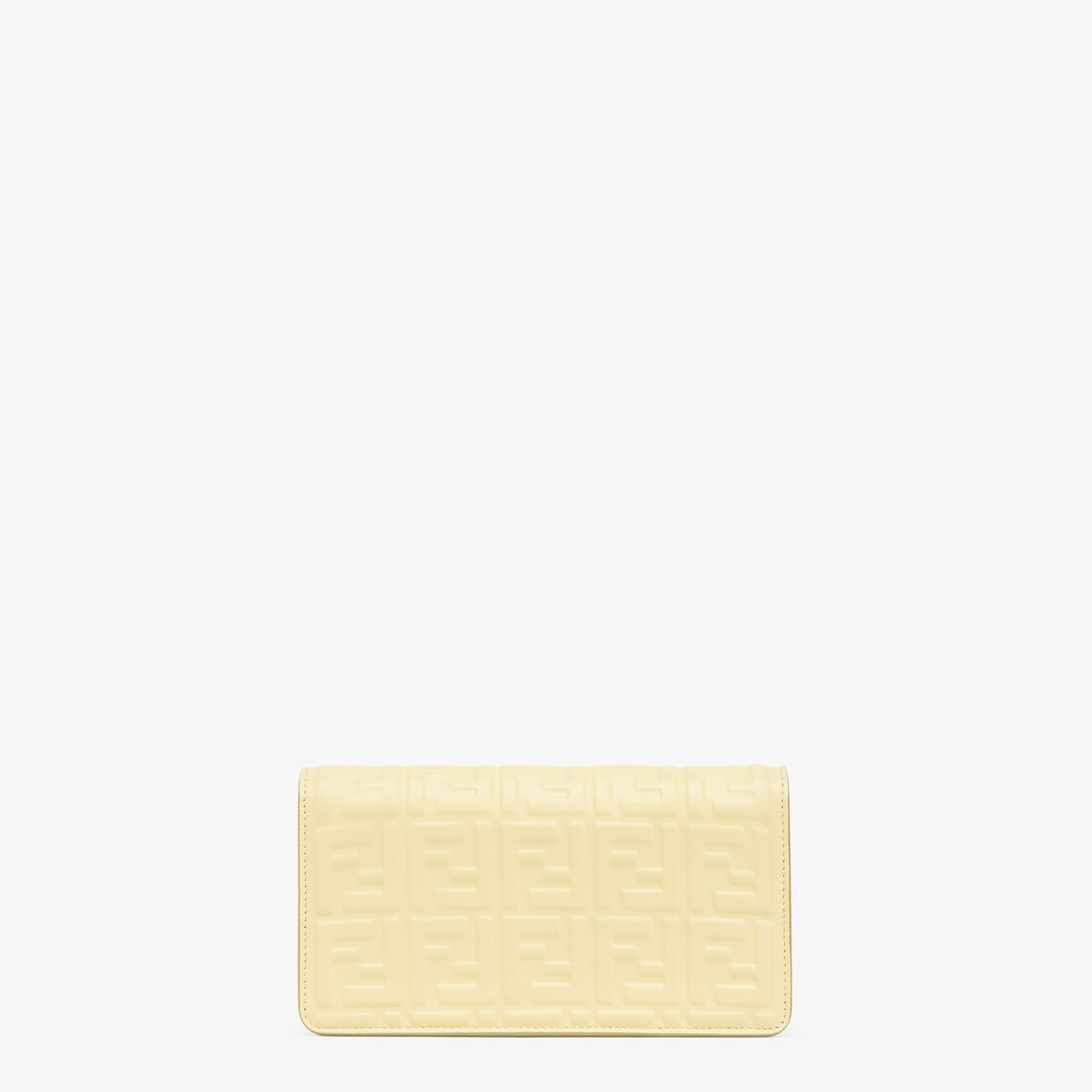 Wallet On Chain Baguette Leather Yellow - Image 3/4