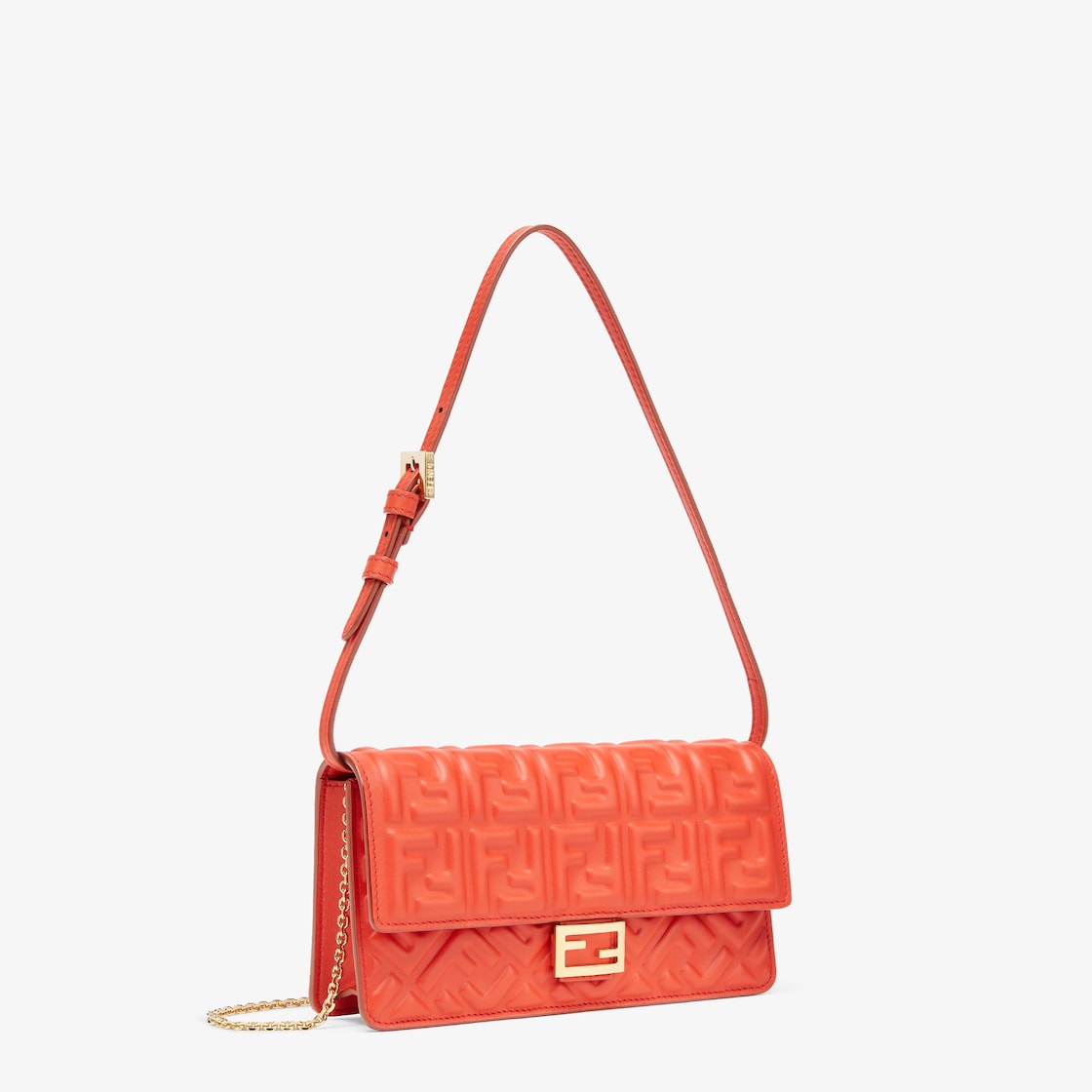 財布ショルダー バゲット レザー レッド | Fendi 財布ショルダー バゲット レザー レッド | Fendi