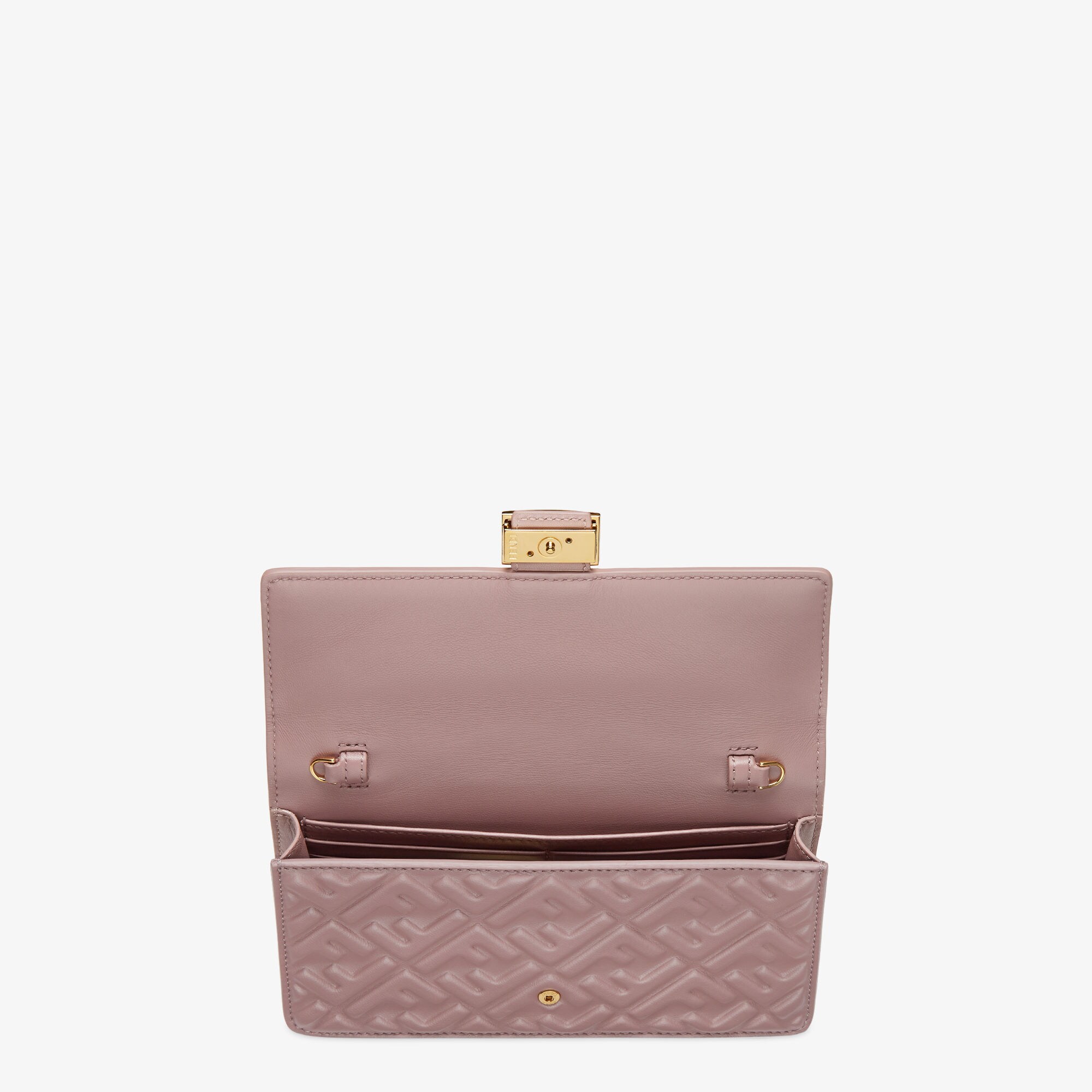 Wallet On Chain Baguette Leather Pink | Fendi