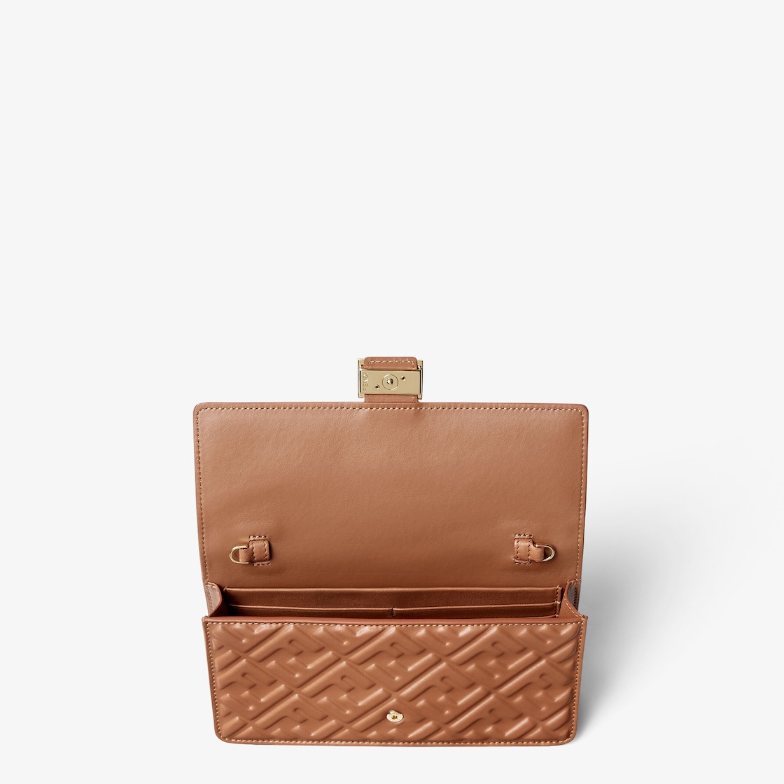 Wallet On Chain Baguette Leather Brown - Image 5/6