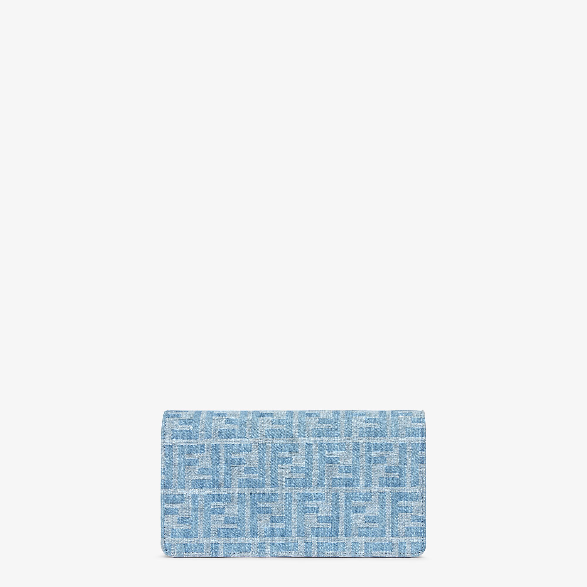 Fendi blue wallet hotsell