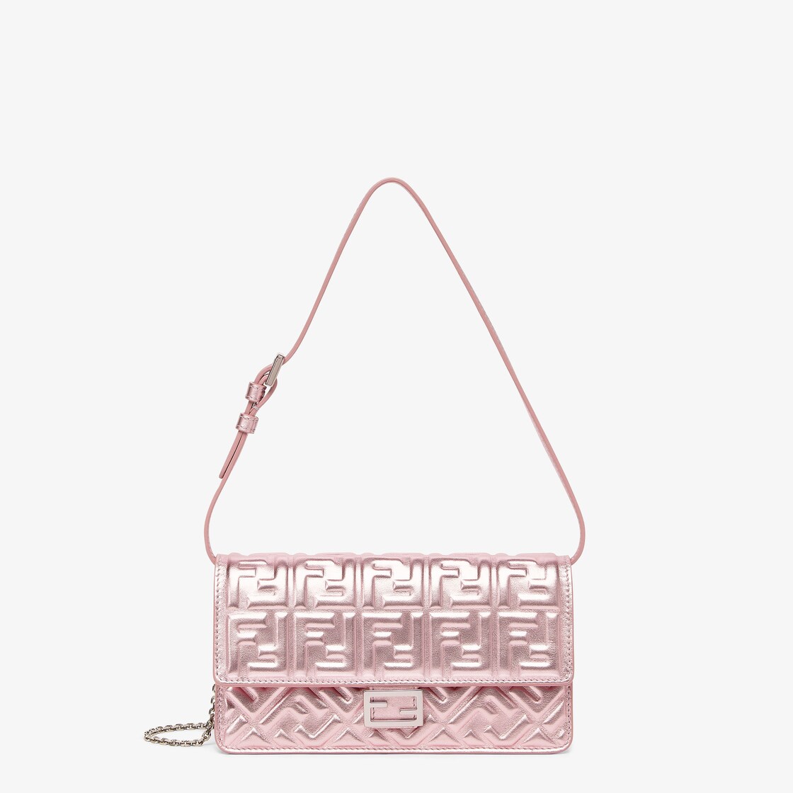 Fendi wallet on chain pink hotsell