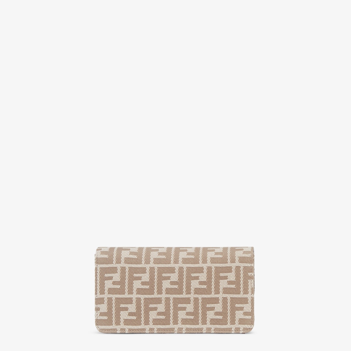 Wallet On Chain Baguette Fabric Beige - Image 3/5