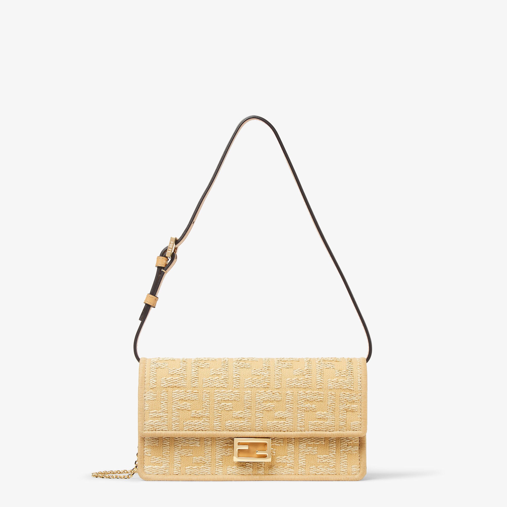 財布ショルダー バゲット ファブリック ベージュ | Fendi