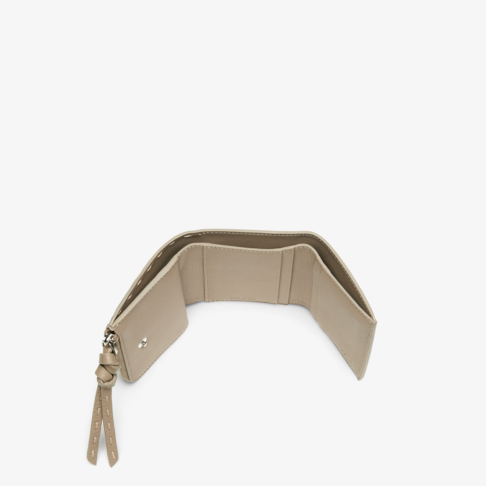 Peekaboo Micro Trifold Cuoio Romano leather Beige | Fendi