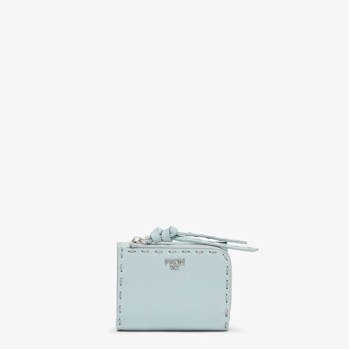 Peekaboo Micro Trifold Selleria Light blue Fendi