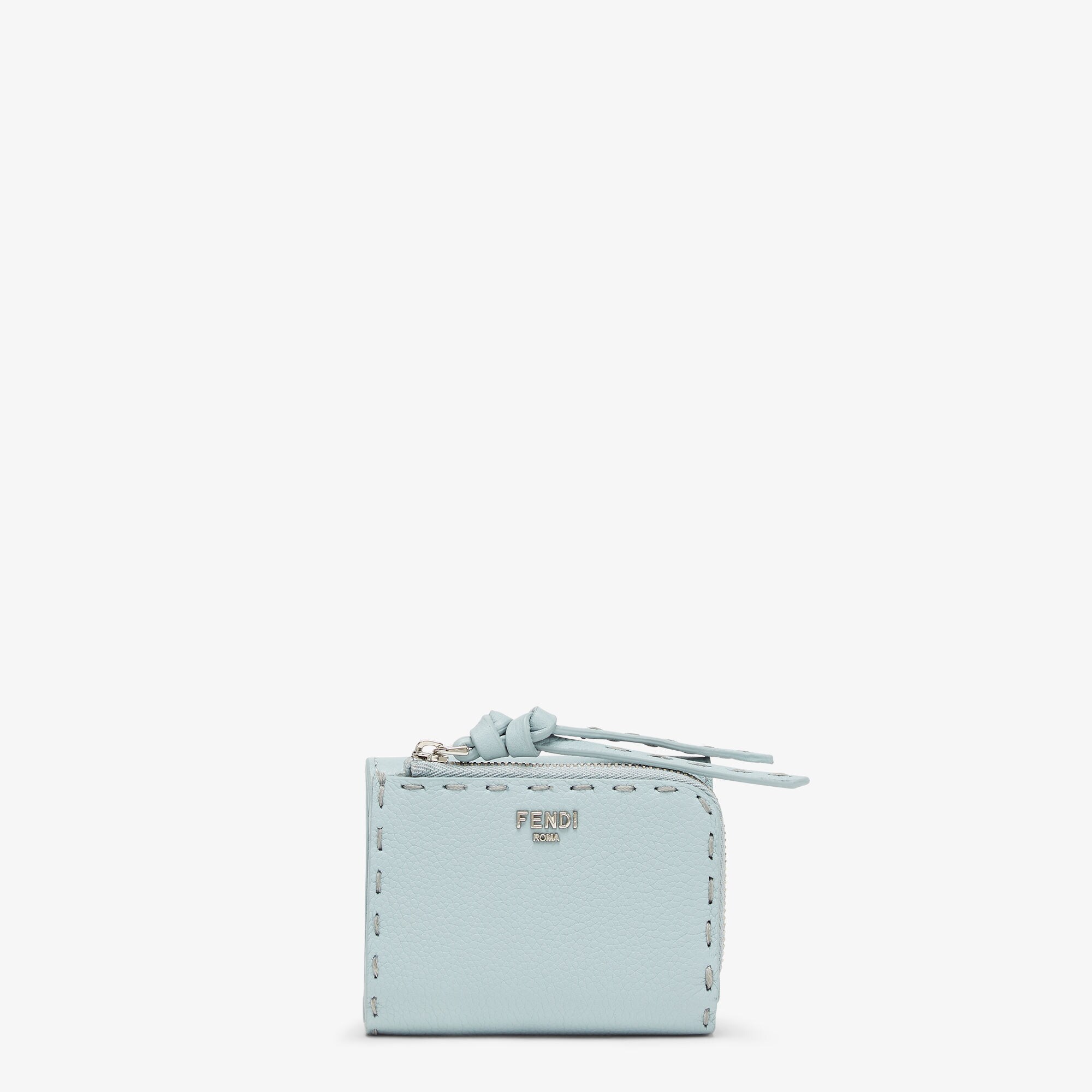 バゲット フォンポーチ レザー シルバー | Fendi